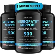 Neuropathy Support Natural Nerve Discomfort Relief - Made in USA - Nerve Anti...