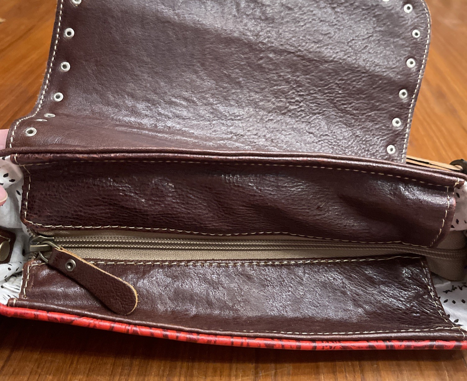 Myra Leather Handbag - image 4