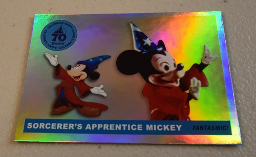 Sorcerer's Apprentice Mickey #T55-2 2025 Topps Disneyland 70th Anniversary 1955 Icons card