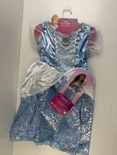 Jakks Pacific Disney Princess Cinderella Core Costume Dress Size 4-6X For Age 3 