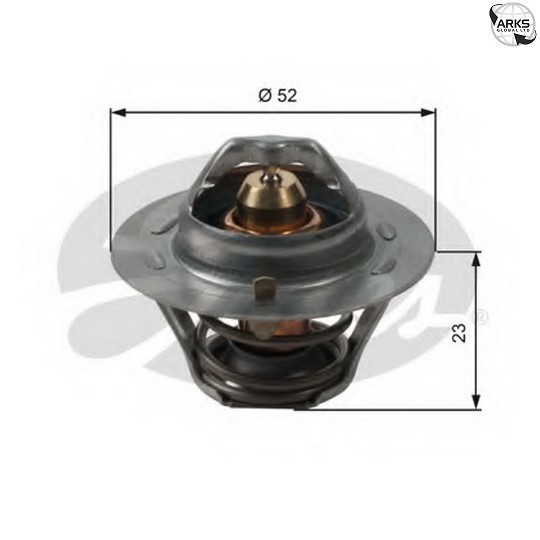 Thermostat without housing TH14088G1 GATES for FORD FORD USA ROVER TRIUMPH VW MG - Image 22