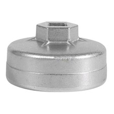Car Universal 74mm 14 Flute Aluminum Oil Filter Wrench Socket Removal Tool