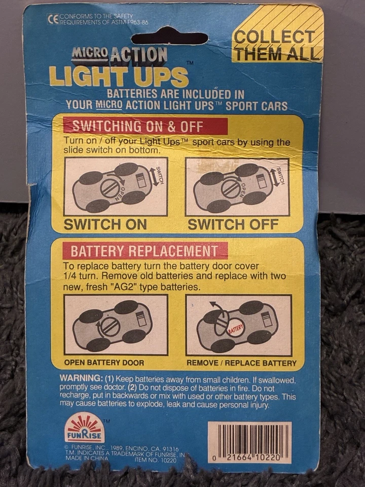 Funrise Micro Action Light Ups Working Head & Tail lights Lamborghini - Image 2 of 3