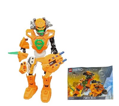  LEGO Hero Factory: Ordeal of Fire: 2068: Nex 2.0 + Bauanleitung 