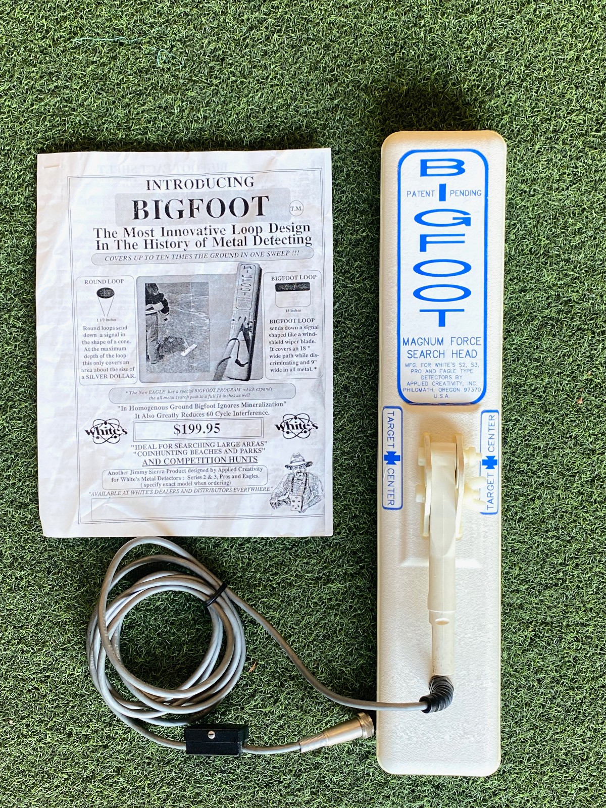 Bigfoot Search Coil - For White's Spectrum XLT and others. Tested, see video!