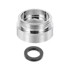 uxcell Faucet Aerator Adapter, M22 Female to Male, 13mm Length, Silver