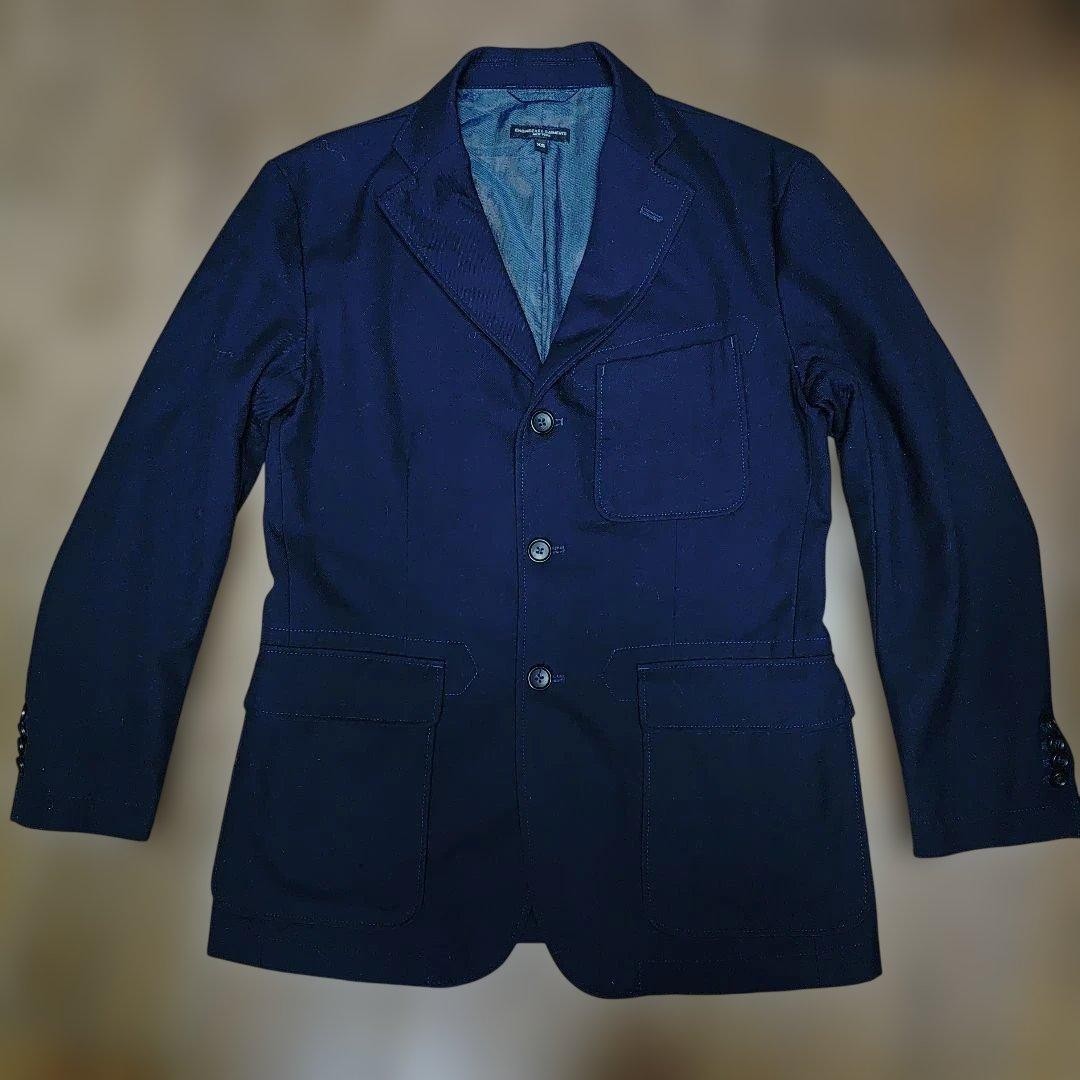 Engineered Garments Tailored 3-Button Jacket Navy… - image 1