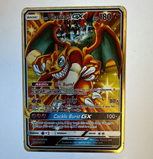 Pokemon TCG Charizard GX Metal Foil Ultra Rare 58/100 180 HP Custom Art