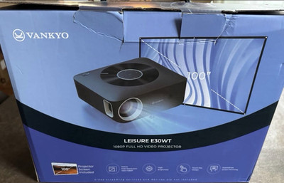 VANKYO Leisure E30WT 1080p LCD LED Projector 8000 Lumens HDMI USB