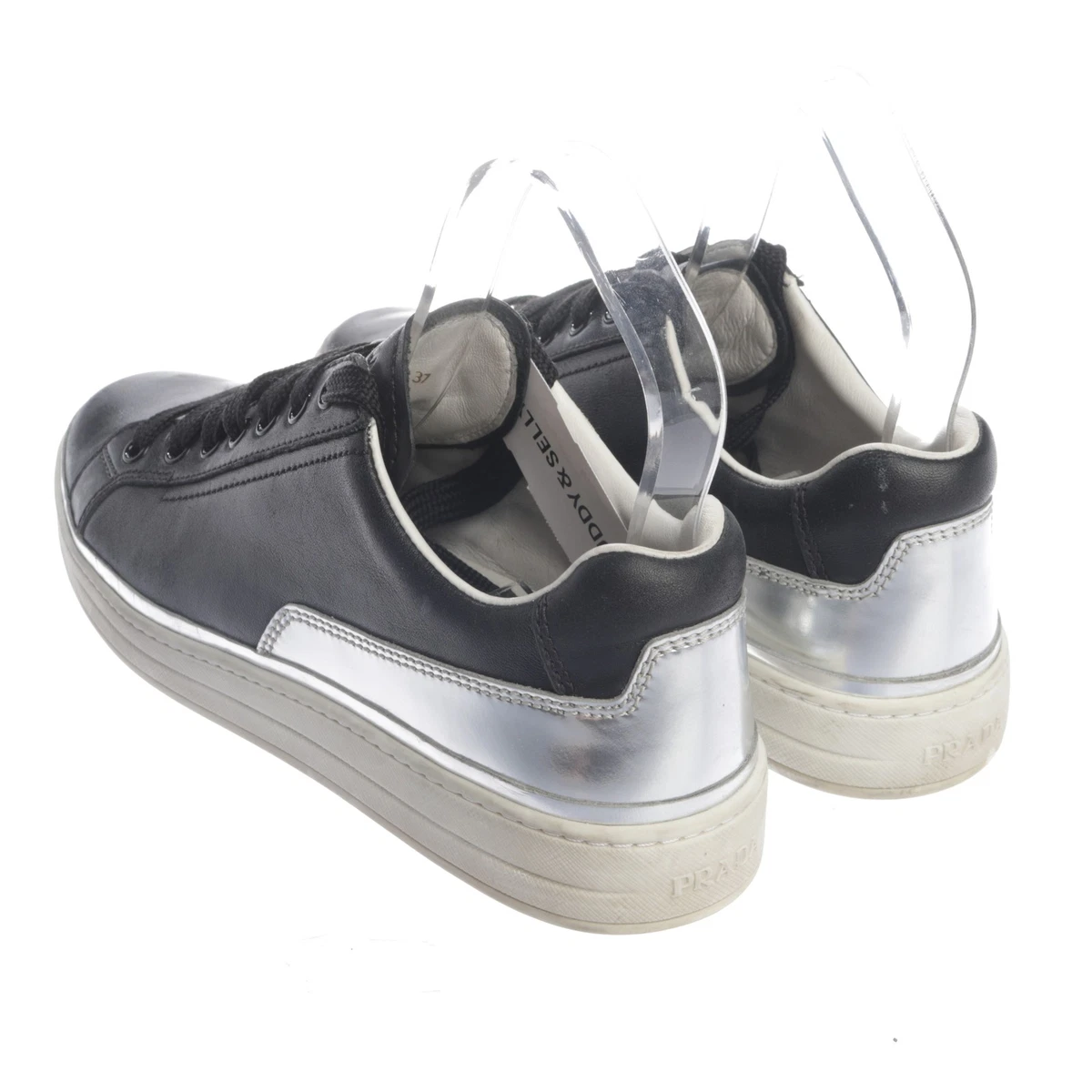 Sneaker Prada Schwarz Weiß 37 EUR