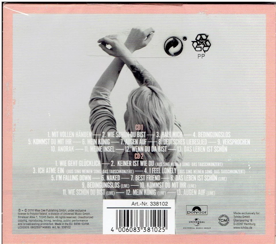 Sarah Connor - Muttersprache - Limitierte Sonderedition 2 CD NEU + OVP - Bild 2 von 3