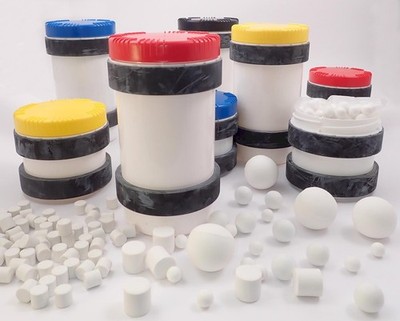 Ball Mill Jar, Laboratory, Fine Milling, Grinding, 650ml, 1300ml, 2500ml