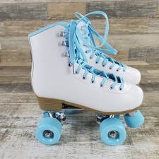 Impala Roller Skate Womens Shoes Sz 7 White Ice Lace-Up High Top Quad Wheel