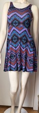 Express Dress Women's XS Fit & Flare Sleeveless Scoop Neck Mid-thigh