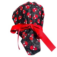 Spiderman Bouffant Style Scrub Cap