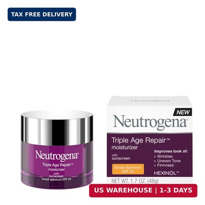 Neutrogena Triple Age Repair Face Moisturizer - with Hexinol Technology & Vitami