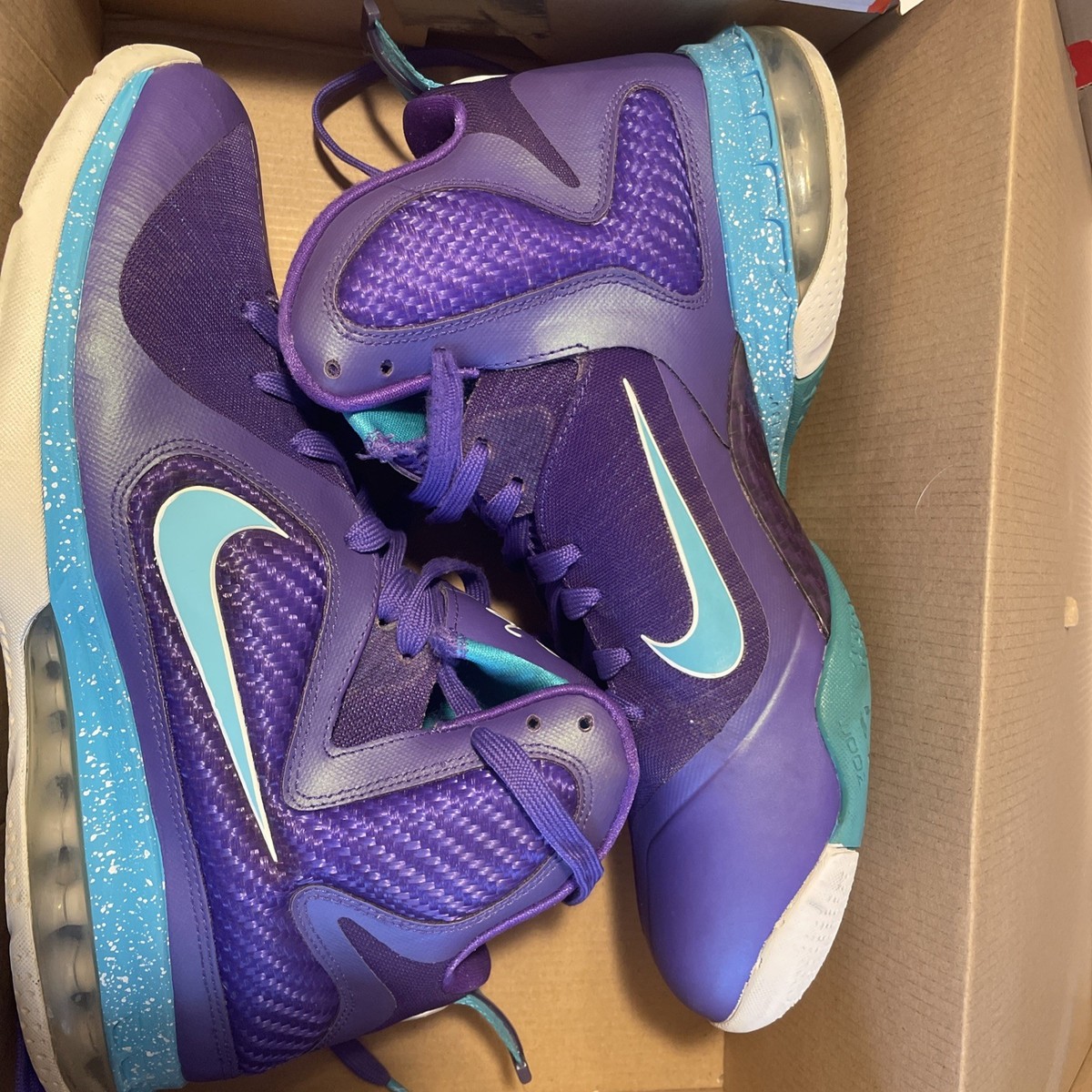 Nike LeBron Summit 2012 Lake Hornets Purple Basketball Men\'s US 9 469764-500 Nike LeBron Summit 2012 Lake Hornets Purple | Mercari main image 3