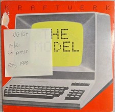 Kraftwerk The Model Vinyl Record 7" VG/G+ EMI5207 1978