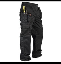 Lee Cooper Workwear Mens Heavy Duty Cargo Combat Knee Pad Pocket Work - W36 L29