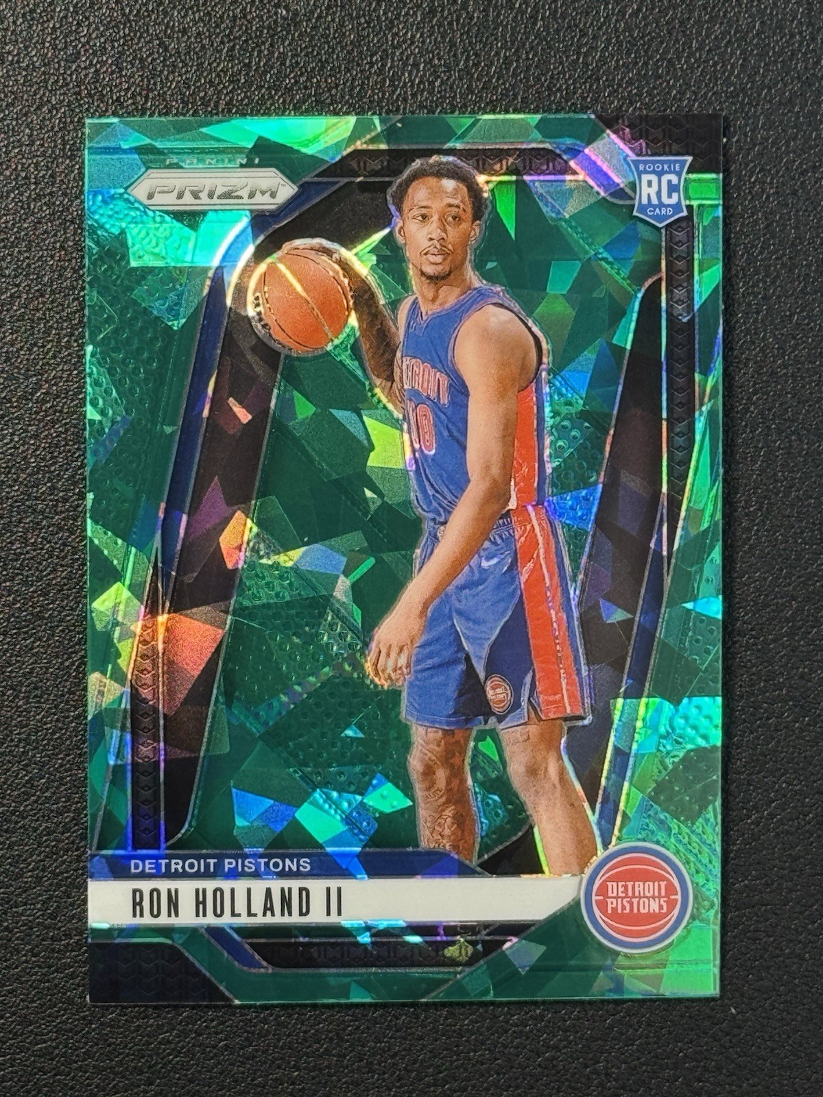 2024-25 Panini Prizm - Ron Holland II #269 Green Ice Prizm (RC)