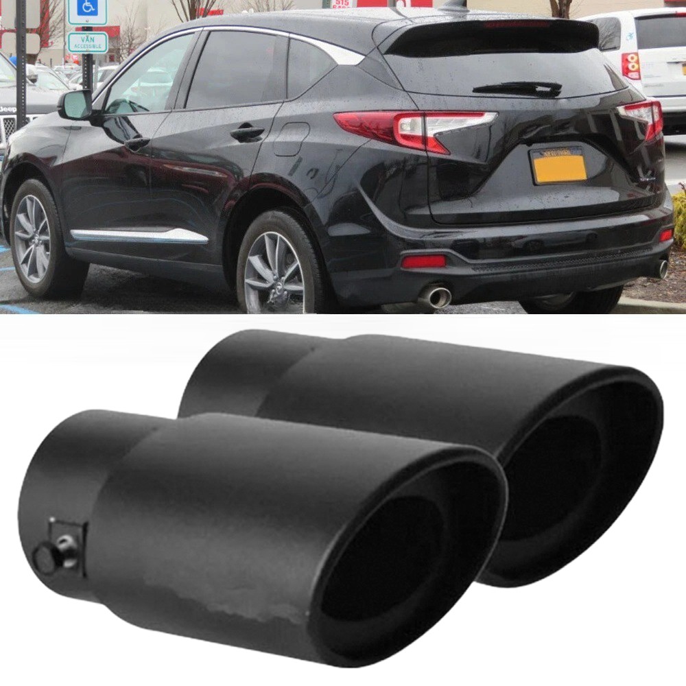2X For Acura NSX RDX Car Exhaust Pipe Tip Rear Throat Muffler Tailpipe