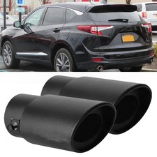 2X For Acura NSX RDX Car Exhaust Pipe Tip Rear Throat Muffler Tailpipe