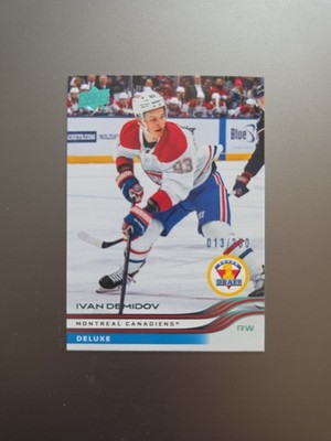 2025-26 Upper Deck Extended IVAN DEMIDOV Round 1 Draft Rc Deluxe /250 Canadiens