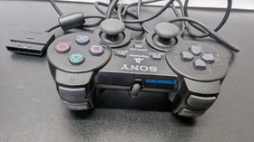 PlayStation 2 PS2 Official OEM Sony DualShock 2 Controller Black Working H A7
