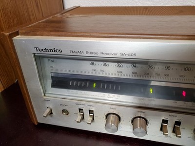 TECHNICS SA-505 Vintage Stereo Receiver AM/FM Phono Aux Working | eBay