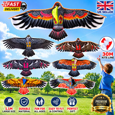 43 Inch Eagle Kite with Handle and Line Outdoor Flying Kite for Kids and Adults