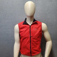 Gore Bike Wear Active Shell Vest M Red Windbreaker Cycling Running Lightweight