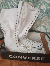 Converse Chuck Taylor XXHi Womens 9.5 White Knee High Sneaker NEW No Box