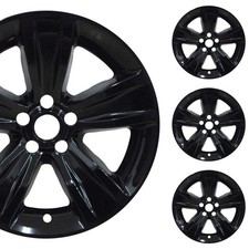 Pacrim 18 Gloss Black Wheel Skins For Dodge Challengercharger Sxt Set Of 4