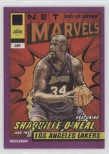 2021 Panini Donruss Net Marvels Press Proof Purple Shaquille O'Neal #4 HOF 00zd
