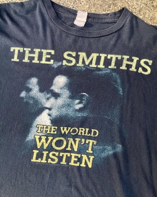 The Smiths  The World won t listen  2008 black cotton reprint PA10432