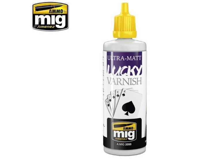 Ammo Mig A.Mig2050 60ml - Ultra-Matt Lucky Acrylic Varnish