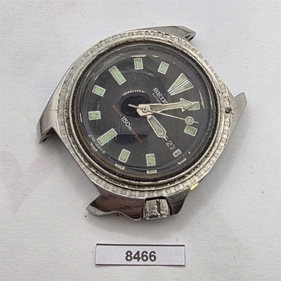 RARE SLIMMED SEIKO 6105 8110 CAPTAIN WILLARD MIDCASE GLASS APOCALYPSE WATCH 8466