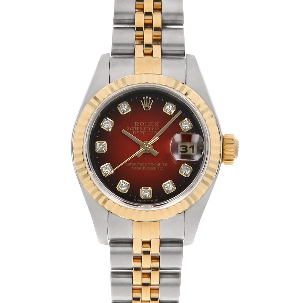 Gradation hand ROLEX Diamond 79173G second 10P Red Y Women Number Datejust - VintageWatches.PK Gradation hand ROLEX Diamond 79173G second 10P Red Y Women Number Datejust - vintagewatches.pk