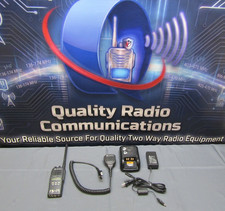 Working Motorola HT1250 136-174 MHz VHF Two Way Radio w Charger AAH25KDF9AA5AN