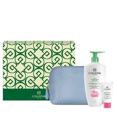 Collistar Deep Hydratation Set Körper und Gesicht mit The Bridge Taschen