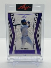 2025 Leaf Spectacular Baseball Purple #46 Joe Carter /6