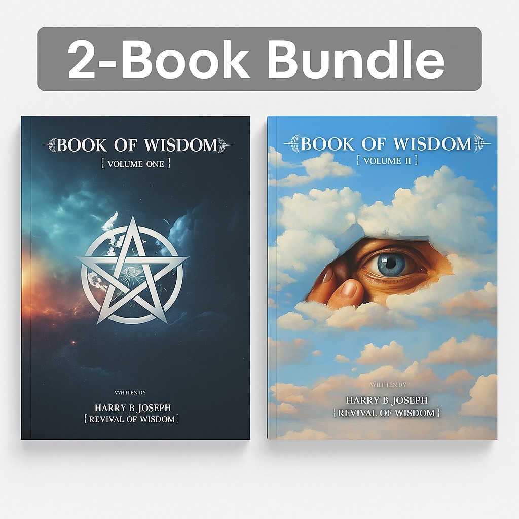 Book of Wisdom Volumes 1 & 2 by Harry B. Joseph -Paperback Bundle - US Stock