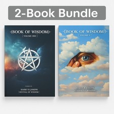 Book of Wisdom Volumes 1 & 2 by Harry B. Joseph -Paperback Bundle - US Stock