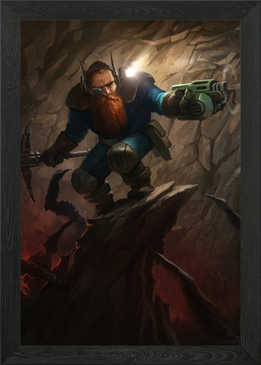 Deep Rock Galactic Framed Wall Art Poster Canvas Print Picture