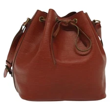 LOUIS VUITTON Epi Petit Noe Shoulder Bag Vintage Brown M44103 LV Auth yk19224