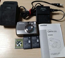 PENTAX Optio 330 Digital Camera 3.34 Megapixel with Battery and Charger