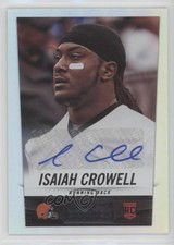 2014 Panini Hot Rookies Rookie Rookie Signatures Isaiah Crowell #413 Auto 1u6