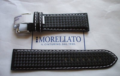 CINTURINO MORELLATO TECNOCARBONIO WATER RESISTENT 18MM | eBay