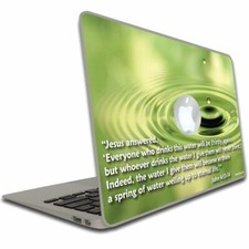 John 4:13-14 Bible Verse Macbook Air or Macbook Pro Skin - FREE SHIPPING