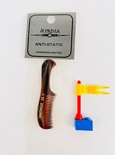 Di Prima 24H Anti-Static Men  s Mustache Comb 3 Inch Long, Made in Germany